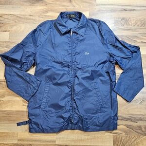 Vintage Alligator Nylon Windbreaker Jacket Made in Hong Kong Size Large 1980s